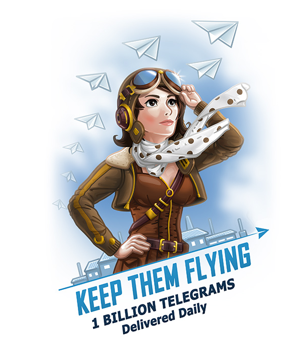 Telegram每日消息发送量达10亿条