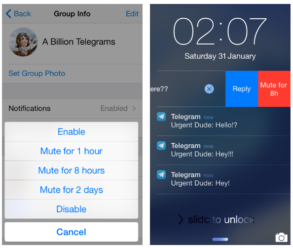 Telegram可以使用共享文件和快速静音功能！(图2)