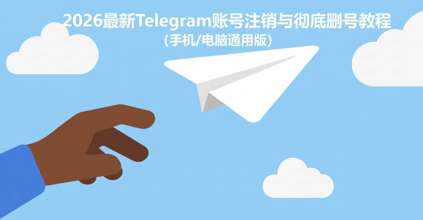 2026最新Telegram账号注销与彻底删号教程